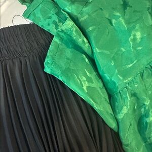 Bundle Black Skirt Green Shirt